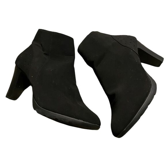 London dog Elegant Black Women's Ankle Boots size 11 never worn see pics - Picture 3 of 4